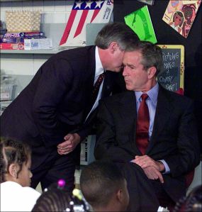 Andy Card & George Bush on 9-11
