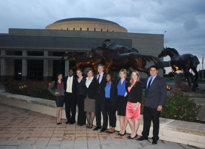 Sam Houston's LEAP Center Students at the Bush Library