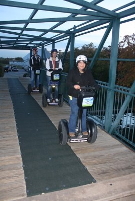 Dulce, Constance, & Zach on Segways