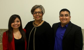 Veronica Vera, Rep. Senfronia Thompson, Oscar Aguilar
