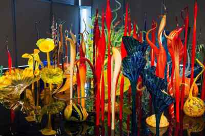 Chihuly Exhibit, Clinton Library