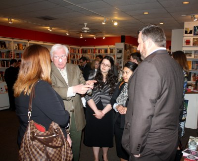 Governor Mark White, John Raley, And LEAP Center Students