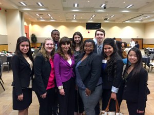 Diane Gottsman with LEAP Center Students