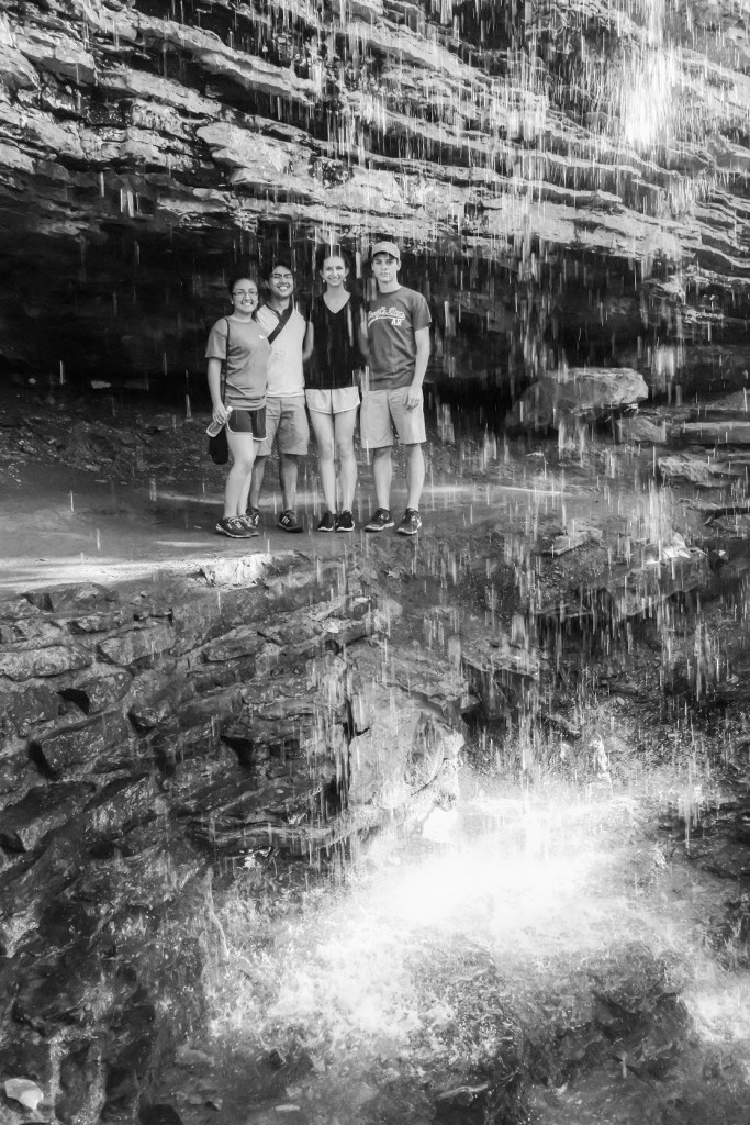 Waterfalls, Devil's Den State Park, LEAP Ambasadors