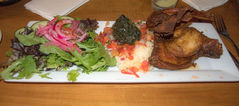 Rabbit Entree, Cafe Cusco, Springfield, MO