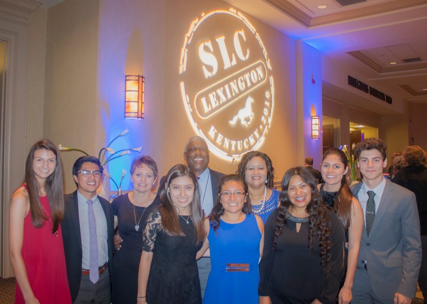 LEAP Ambassadors with Floyd and Mamie Nicholson at the SLC State Dinner