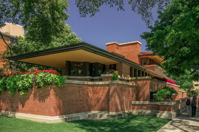 Frank Lloyd Wright, Robie House, Chicago, Prairie Style