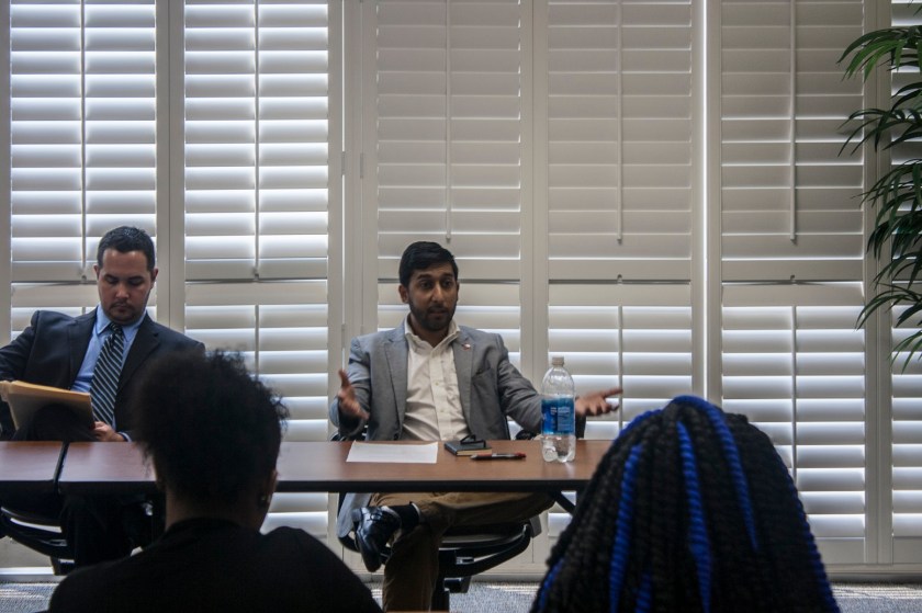Eiman Siddiqui, LEAP, SHSU, Dr. Tom Oliverson