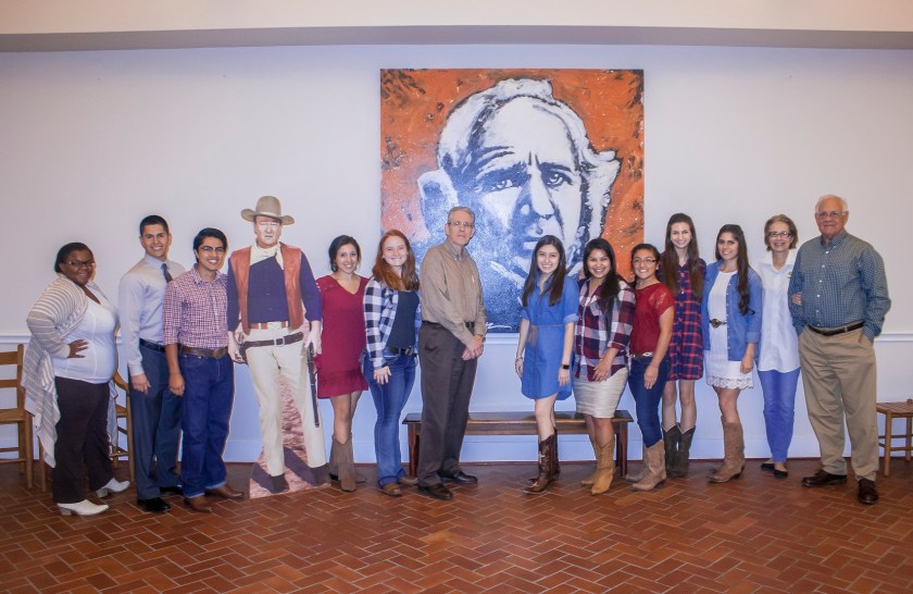 Rio Bravo, John Wayne, Sam Houston, Dr. Carl Rollyson, LEAP Ambassadors, LEAP Center, SHSU, Mac Woodward
