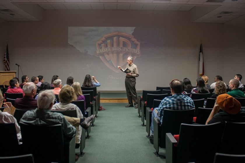 Dr. Carl Rollyson, Mike Yawn, SHSU, LEAP Center, Rio Bravo, John Wayne