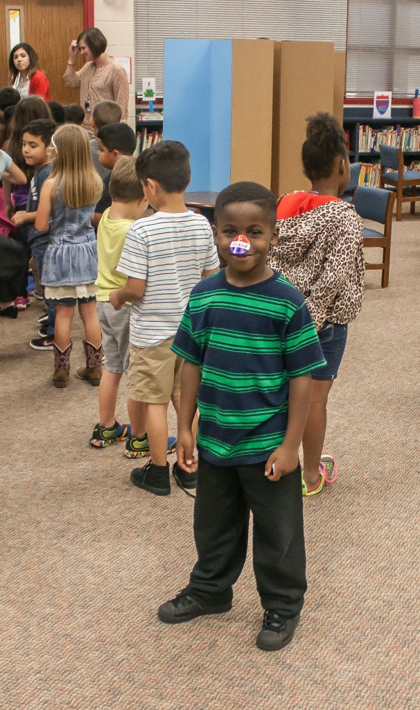 Mock Election, LEAP Center, SHSU, Stewart Elementary, HISD