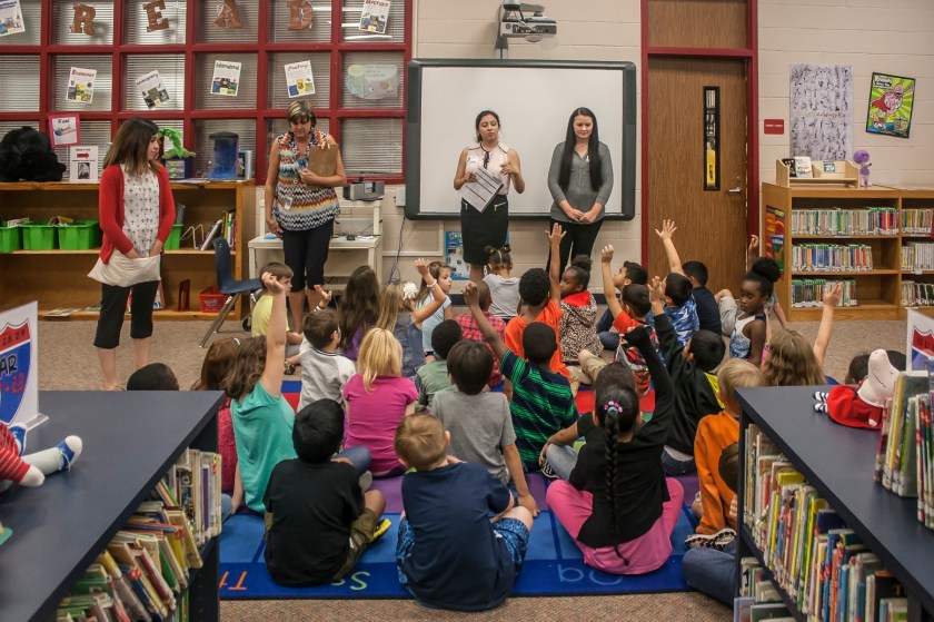 Mock Election, LEAP Center, SHSU, Stewart Elementary, HISD