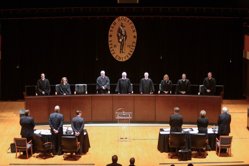 Texas Supreme Court, LEAP Ambassadors, SHSU, LEAP Center, Center for Law Engagement And Politics