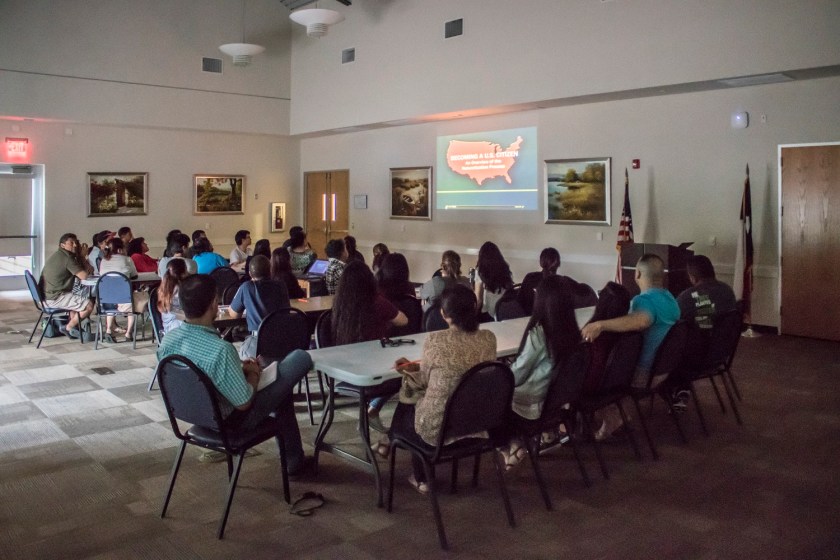Huntsville Public Library, LEAP Center, Center for Law Engagement And Politics, SHSU, Citizenship Preparatory Class