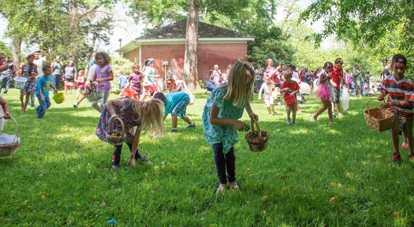 Wynne Home Arts Center, Easter Egg Hunt, City of Huntsville Interns, LEAP Center Intern, LEAP Center, Center for Law Engagement And Politics, SHSU