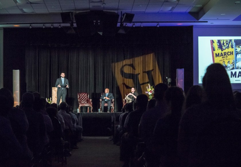 National Book Award Festival, SHSU, Sam Houston State University, LEAP Center, Center for Law Engagement And Politics, John Lewis