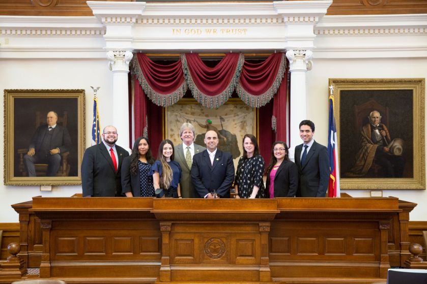 Sam Houston Austin Internship Program, SHAIP, Austin Interns, Texas State Capitol, SHSU, LEAP Center, Center for Law Engagement And Politics, Armando Martinez, Mando Martinez