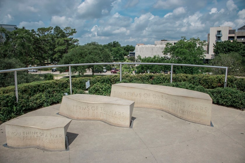 Enrico Cerrachio, Sam Houston Sculpture, LEAP Ambassadors, Center for Law Engagement And Politics, LEAP Center, Hermann Park, Randy Twaddle