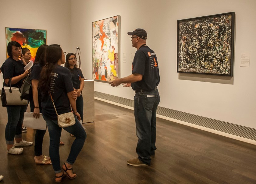 Museum of Fine Arts Houston, MFAH, SHSU, LEAP Center, Center for Law Engagement And Politics, LEAP Center, LEAP Ambassadors, Education, Jackson Pollock