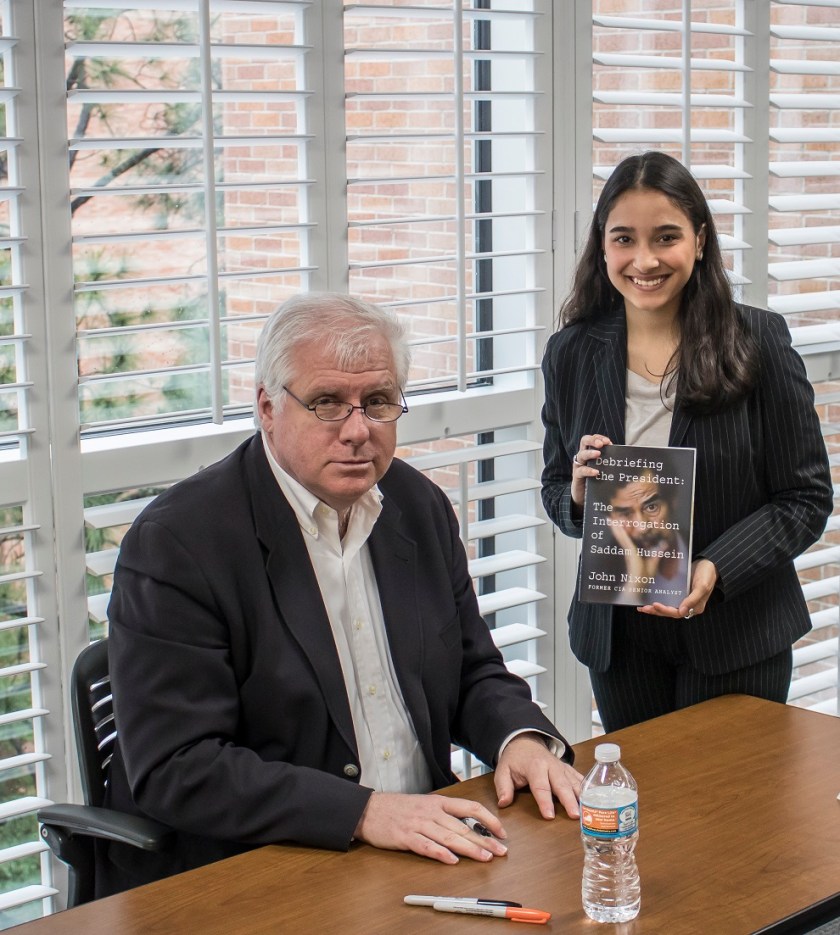 SHSU, LEAP Ambassadors, LEAP Center, Center for Law Engagement And Politics, John Nixon, CIA, Saddam Hussein