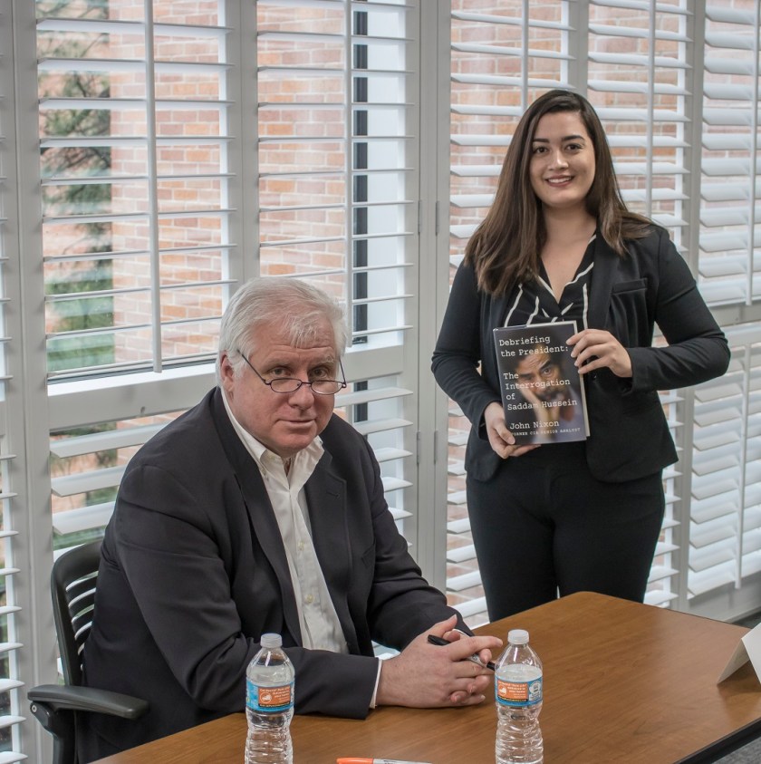 SHSU, LEAP Ambassadors, LEAP Center, Center for Law Engagement And Politics, John Nixon, CIA, Saddam Hussein