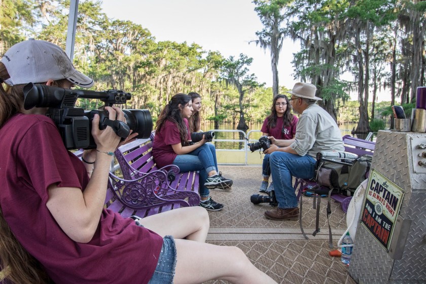 Mark Burns, Documentary, SHSU, LEAP Center, LEAP Ambassadors, SHSU, Photography, Caddo Lake