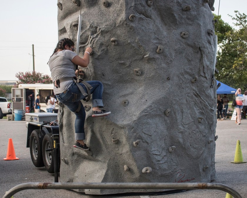 City of Huntsville, Parks and Recreation, July 4th, LEAP Ambassadors, SHSU, LEAP Center, Rock Climbing