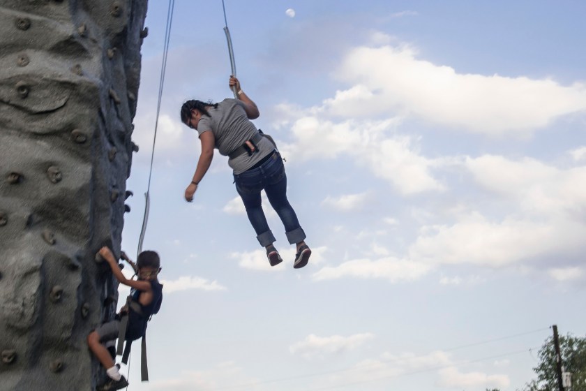 City of Huntsville, Parks and Recreation, July 4th, LEAP Ambassadors, SHSU, LEAP Center, Rock Climbing