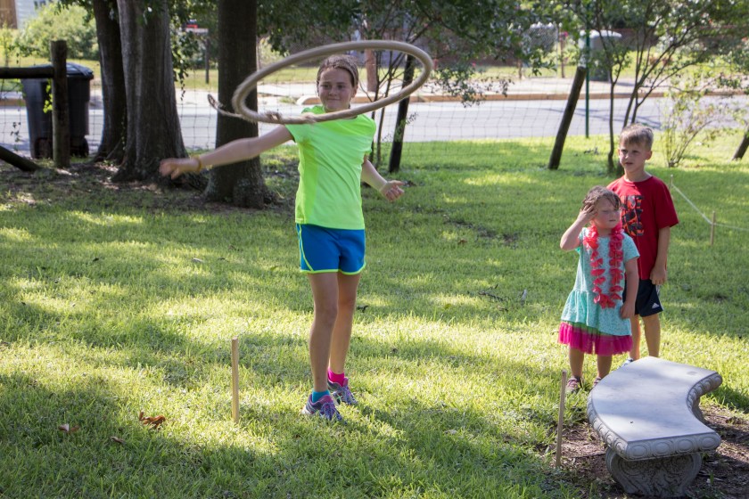 Wynne Home Arts Center, Huntsville Luau, LEAP Ambassadors, LEAP Center, SHSU, Ring Toss