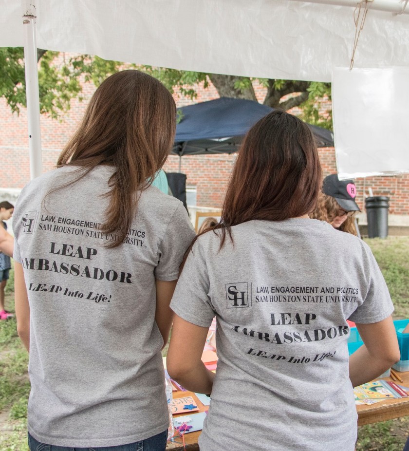 LEAP Center, LEAP Ambassadors, SHSU, Walker County Fair on the Square