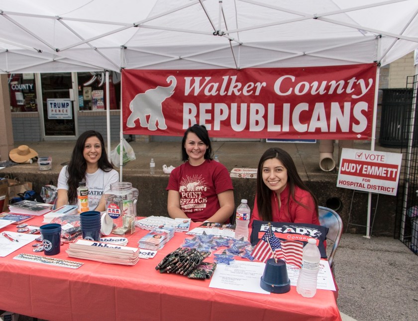 LEAP Center, LEAP Ambassadors, SHSU, Walker County Fair on the Square, Walker County Republican Party