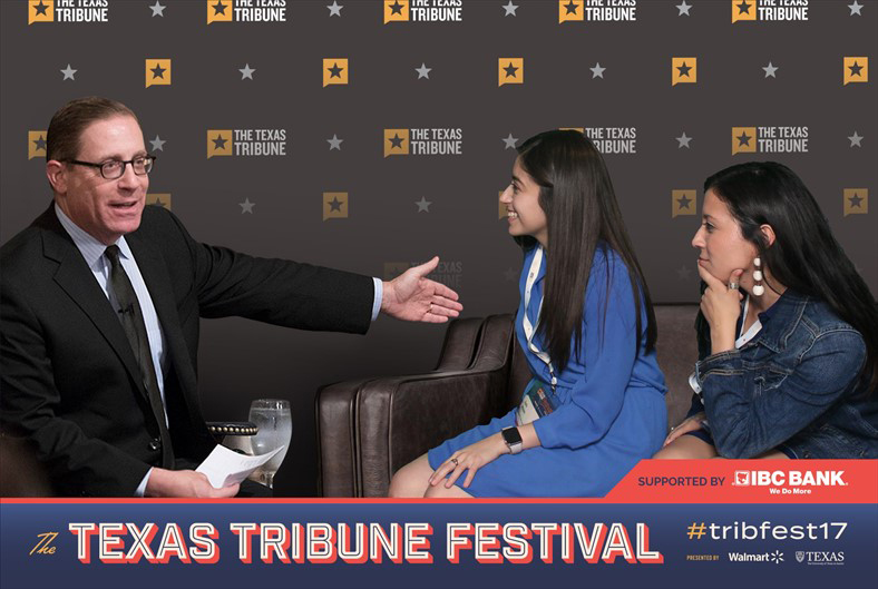 LEAP Ambassadors, LEAP Center, SHSU, Austin, Texas Tribune Festival, Evan Smith