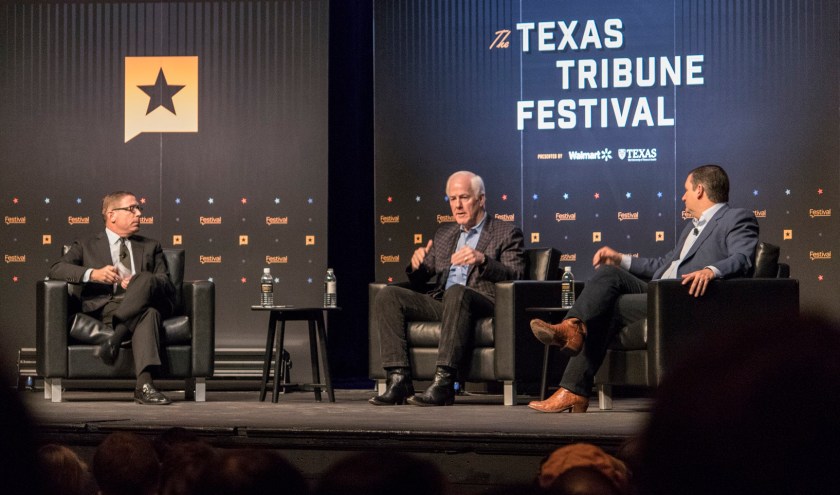 SHSU, LEAP Ambassadors, LEAP Center, Texas Tribune Festival, John Cornyn, Ted Cruz