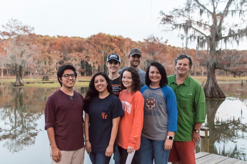 SHSU, LEAP Center, LEAP Ambassadors, Caddo Lake, Aaron, Mystique Tours