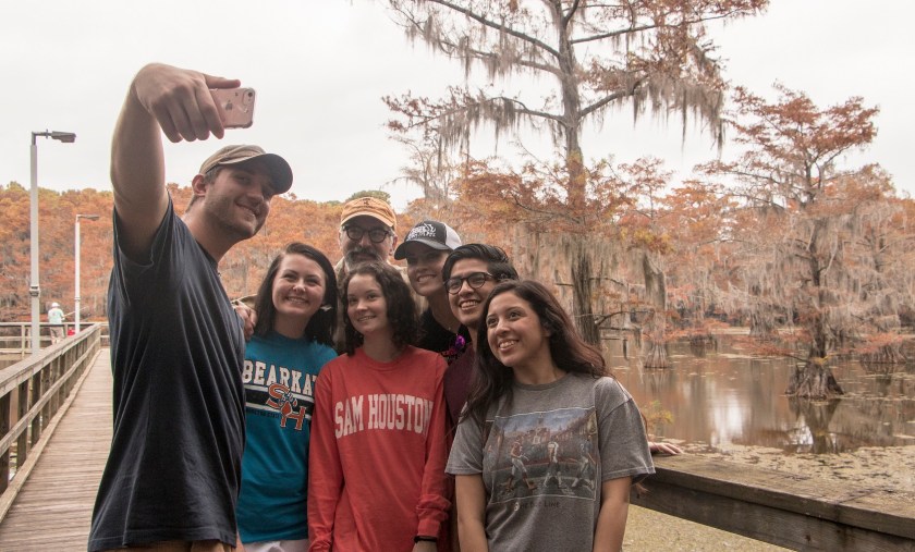 SHSU, LEAP Center, LEAP Ambassadors, Caddo Lake, Mark Burns, Caddo Lake State Park