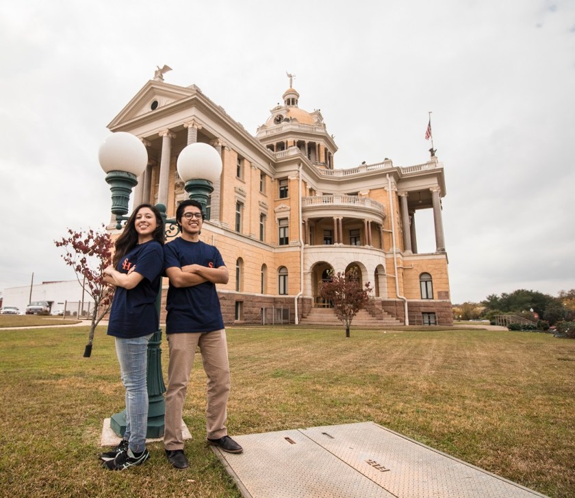 SHSU, LEAP Ambassadors, LEAP Center, Marshall TX, Harrison County Courthouse