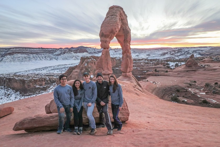 SHSU, LEAP Center, LEAP Ambassadors, Arches National Park, Delicate Arch