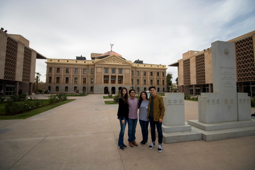SHSU, LEAP Ambassadors, LEAP Center, Arizona State Capitol