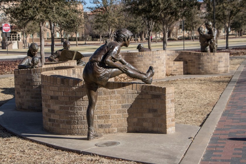 SHSU, LEAP Center, LEAP Ambassadors, Lubbock, Texas Tech University Public Art Collection, Glenna Goodacre