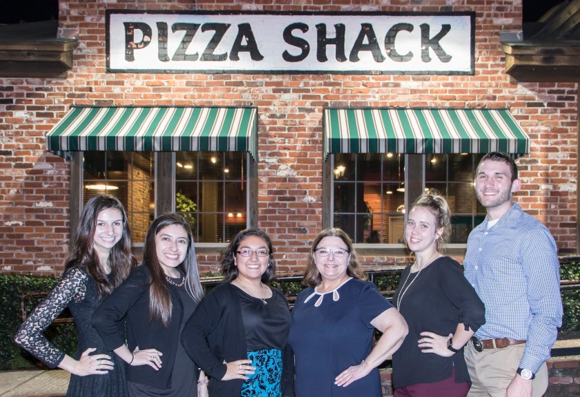 SHSU, LEAP Center, LEAP Ambassadors, Nancy Bocskor, Pizza Shack