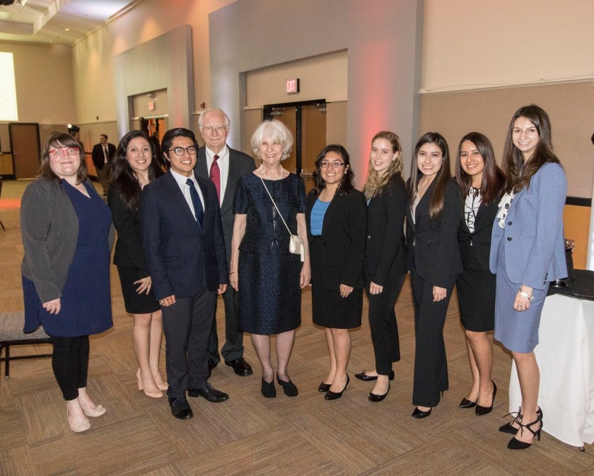 SHSU, CHSS, LEAP Ambassadors, LEAP Center, Wall of Honor, Ralph Pease