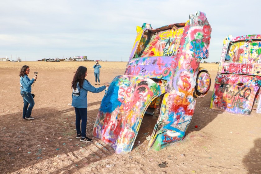 SHSU, LEAP Ambassadors, LEAP, Amarillo, Cadillac Ranch