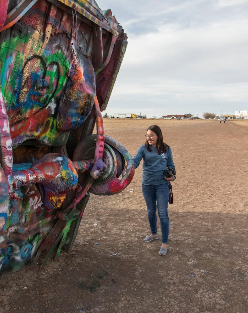 SHSU, LEAP Ambassadors, LEAP, Amarillo, Cadillac Ranch