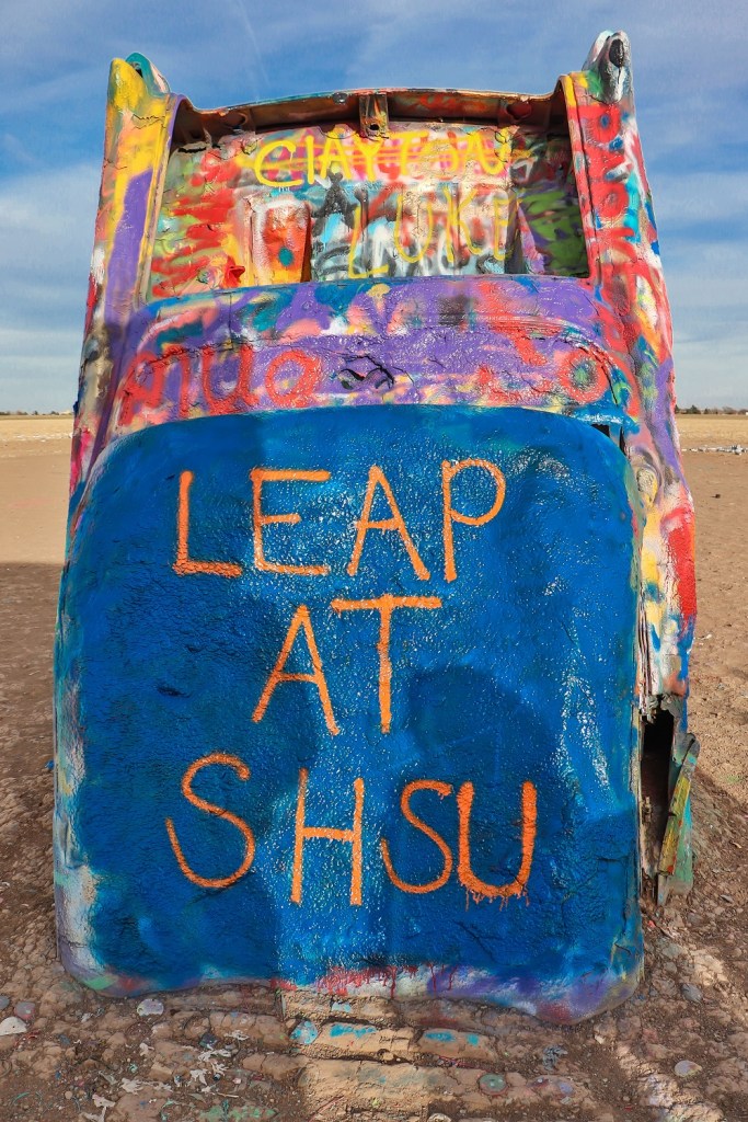 SHSU, LEAP Ambassadors, LEAP, Amarillo, Cadillac Ranch