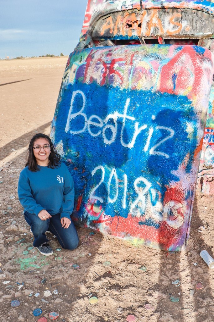 SHSU, LEAP Ambassadors, LEAP, Amarillo, Cadillac Ranch
