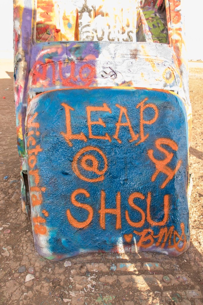 SHSU, LEAP Ambassadors, LEAP, Amarillo, Cadillac Ranch