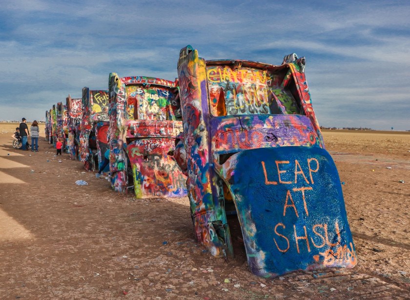 SHSU, LEAP Ambassadors, LEAP, Amarillo, Cadillac Ranch