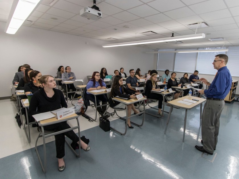 SHSU, LEAP Center, LEAP Ambassadors, South Texas College of Law Houston, Professor Val Ricks, LEAP Center Mock Law Class