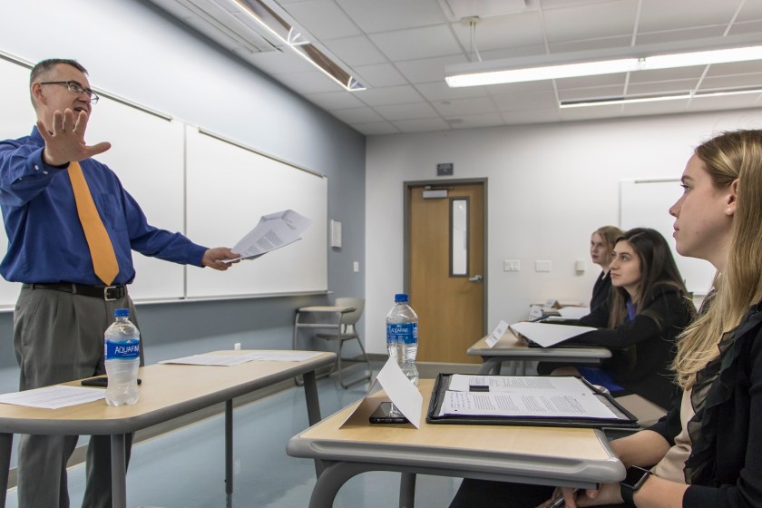 SHSU, LEAP Center, LEAP Ambassadors, South Texas College of Law Houston, Professor Val Ricks, LEAP Center Mock Law Class