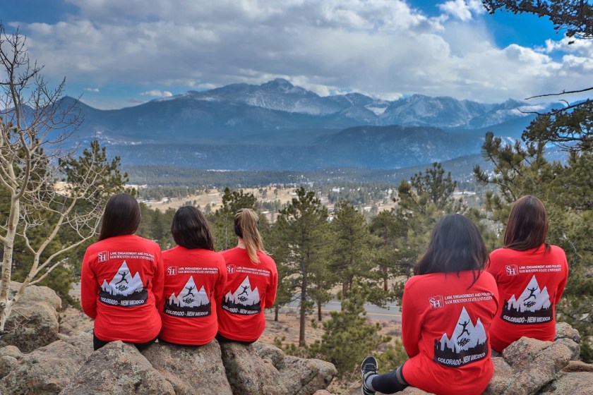 SHSU, LEAP Center, LEAP Ambassadors, Rocky Mountain National Park, Long's Peak